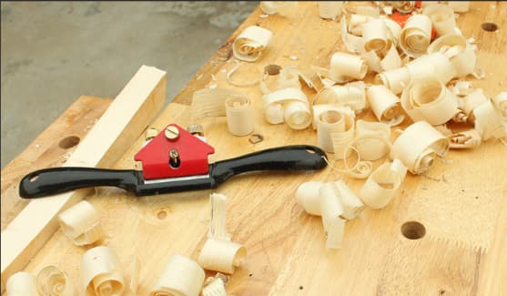 Adjustable Hand Planer for Woodworking, Wood Cutter, 210mm Adjustable Spoke Hand Planer with 4 Blades