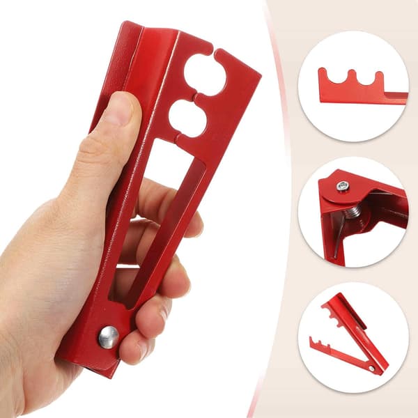 Rose Thorn Remover: Metall tornfjerner og bladstripper for hjemmehagearbeid, rød