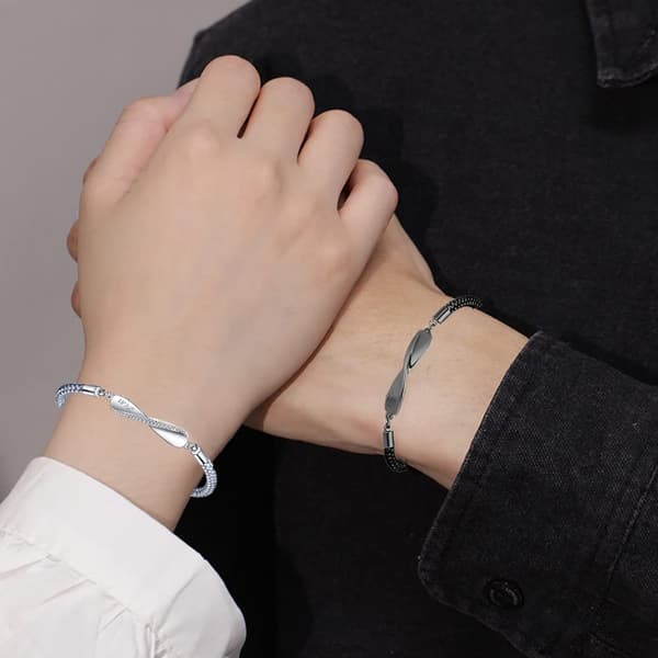 Pararmbånd matchende armbånd til kæreste langdistanceforhold armbånd