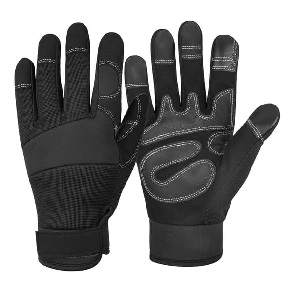 Chainsaw Protective Gloves, Forestry Gloves (Chainsaws and Garden Tools) - Size 11 Black (L)