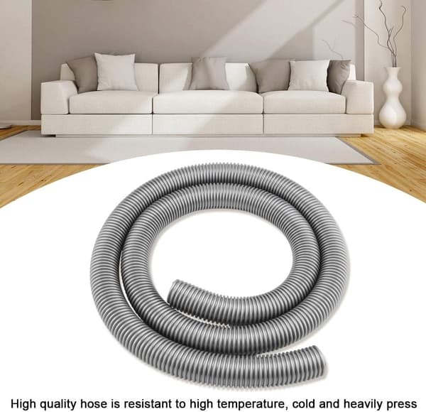 Vacuum Cleaner Hose on a Roll, 2 M, Flexible Hose, EVA Material, Inner Diameter 32 Mm, Outer Diameter 39 Mm