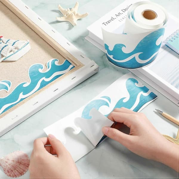 15m Wave Bulletin Board Borders Ocean Beach Bulletin Board Trim Ocean Theme Border