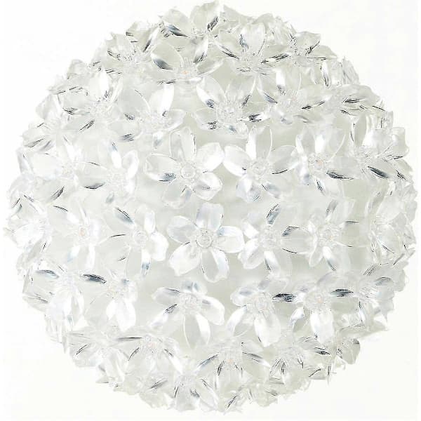 100 LED lyskæde Kugle Lys kugle Varm hvid Julepynt Kugle Julebelysning Jul ca. 15 cm