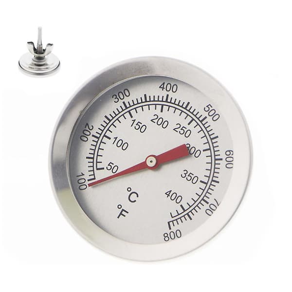 Grill Rustfrit Stål Grilltermometer (DPD)