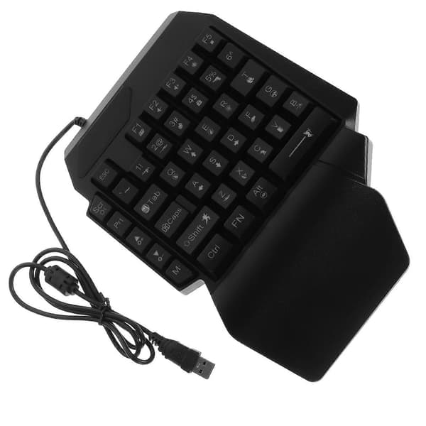 E-Sport bærbart gamingtastatur til spilbrug Sort[DB]