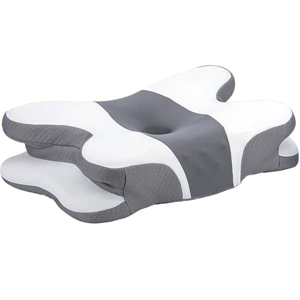 Ergonomisk kudde / Ortopedisk memory foam-huvudkudde för sid- och ryggsovare, lindrar nacksmärta Nackkudde_TF_TF