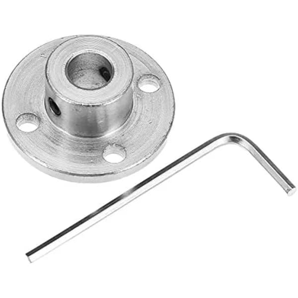 8 mm koblingsflange i stål, stiv flange, motorstyrestift, aksel