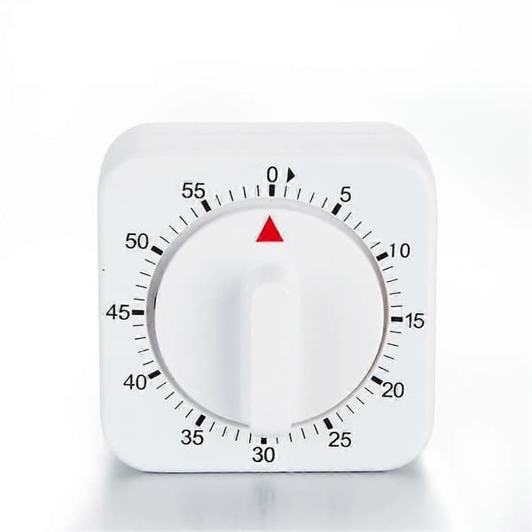 Kjøkkentimer med høy alarm, ingen batteri nødvendig, lett å lese