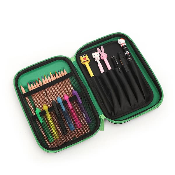 EVA Mosaic Pencil Case Makeup Bag Desk Organizer Practical Pen Pouch for Girls