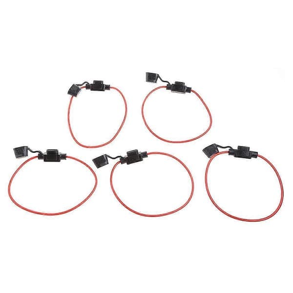 5 stk. Inline Mini Bladsikringsholder Stænktæt Til 12v 30a Sikringer Bil Motorcykel