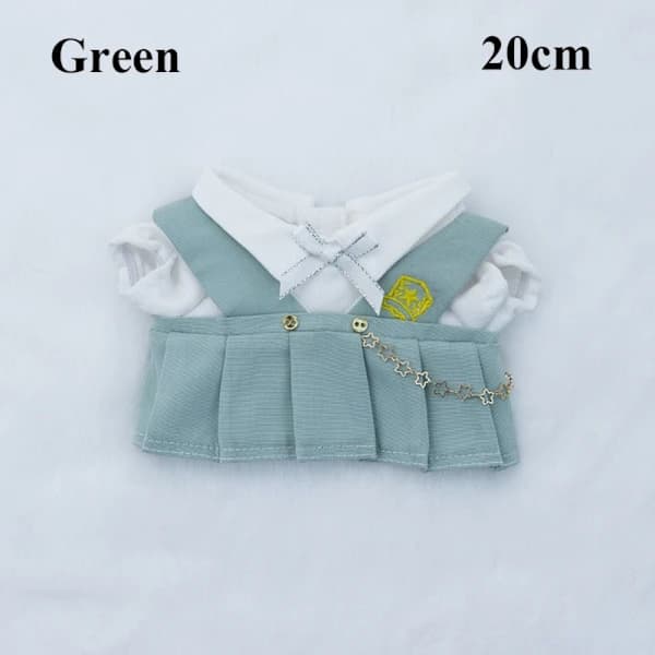 1 Set 10/20cm Doll Clothes Doll Dresses GREEN 20CM Green 20cm