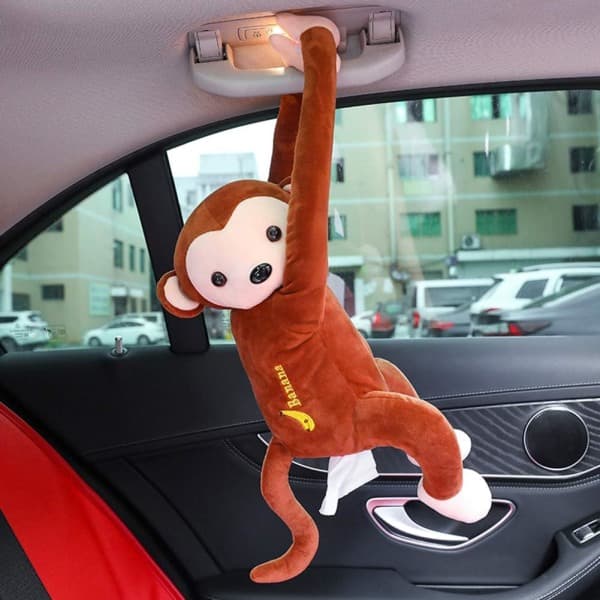 Pippi Monkey Tissue Box Cartoon Pappersomslag Handdukshållare Pap
