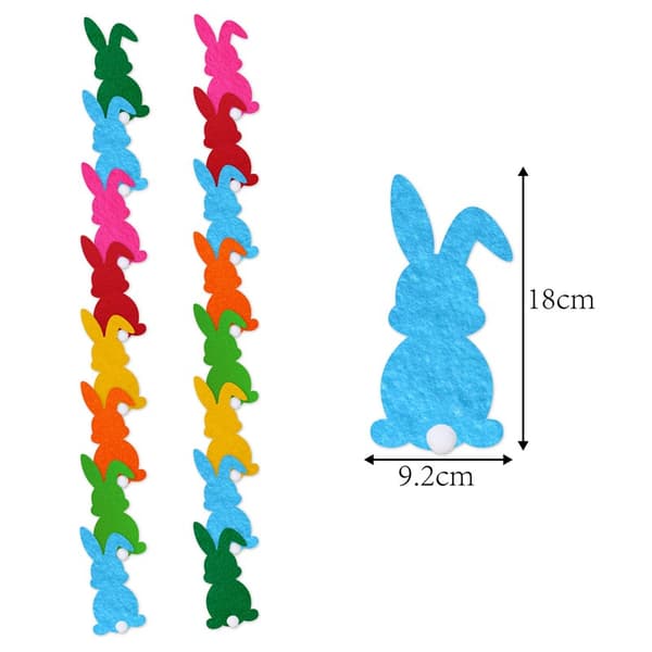 Easter Party Decorations, Door Hangers, Easter Bunny Wall Stickers, Holiday Decorations and Props