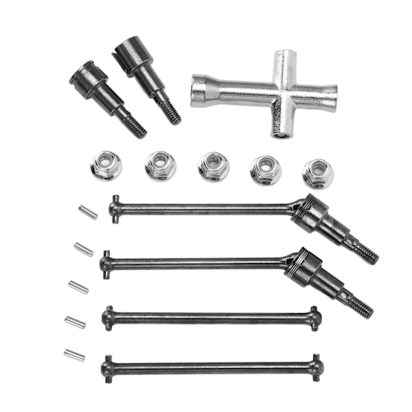 RC Främre Bakre Drivaxelsats Stål CVD Drivaxel för SCY 16101 16102 16103 16201PRO 1/16 RC Bil