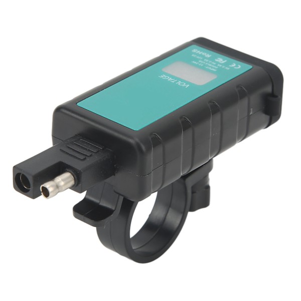 Motorsykkel Lader Adapter SAE Plugg til USB Dobbel QC3.0 Port IP66 Vanntett Motorsykkel Hurtigladeadapter