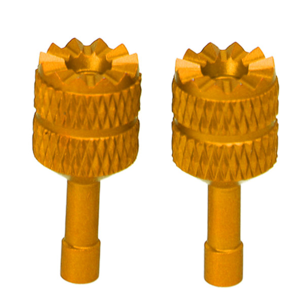 2 STK RC Fjernbetjenings Sticks Bærbar Kompakt Aluminiumlegering Ergonomisk Fjernbetjening Rocker til Mini 3 Pro Gold