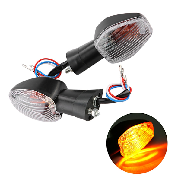 Blinklys for motorsykkel, foran og bak, passer til Honda CB400 VTEC III