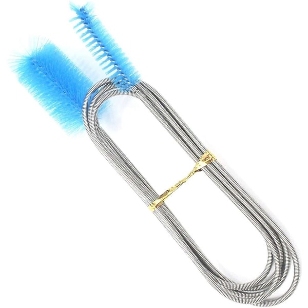 Aqua Pipe Spring Brush, Blå, 1500*60*15-30mm