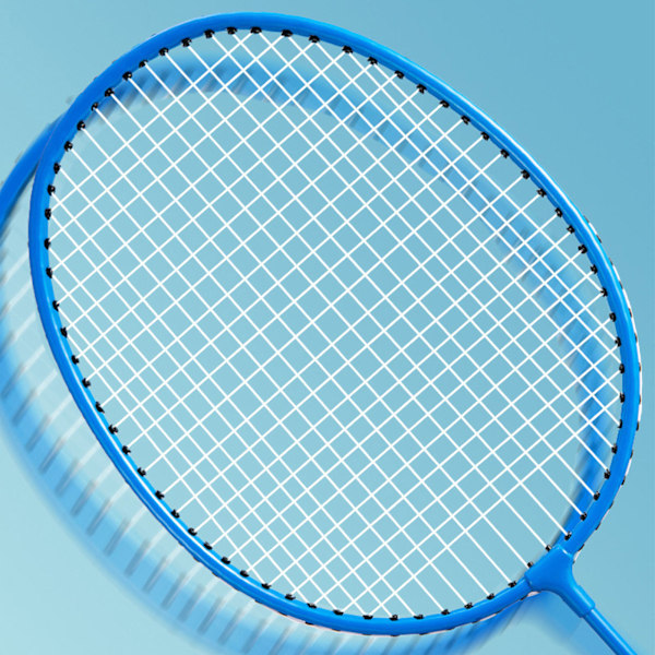 Badmintonracketar Legering Lätt elastisk T-stöd Badmintonracketar för proffs nybörjare