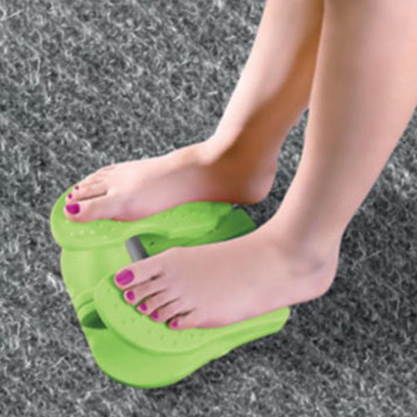 Foot Stepper Machine Förstärkt nylon Mini Stepper Trainer Tyst hopfällbar under skrivbordet Ben Workout Trainer Apple Green Free Storlek