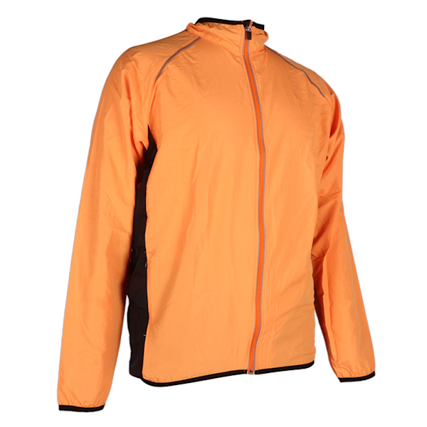 Treenaus Casual Coat Pehmeä Vedenpitävä Hengittävä Pitkähihainen pyöräilytakki juoksuun Kalastus Miehet Naiset Oranssi XL