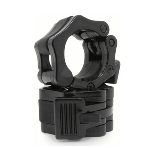 Skivstångskragar Quick Release Skivstångsklämmor Clips Skivstång Hantel Träningsmaterial Svart