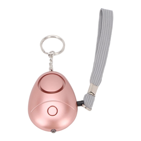 Sikker lyd Personlig alarm Bærbar 130DB nødsikkerhedsalarm med LED-lys til kvinder Mænd Børn Ældre Rose Gold