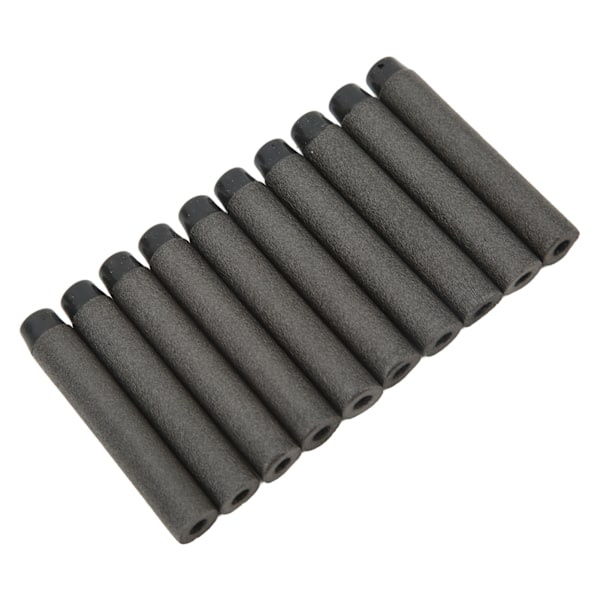 EVA Foam Dart Hollow Refill Dart Skjutbollspel Leksaker för Barn Pojkar Flickor Svart mjukt huvud