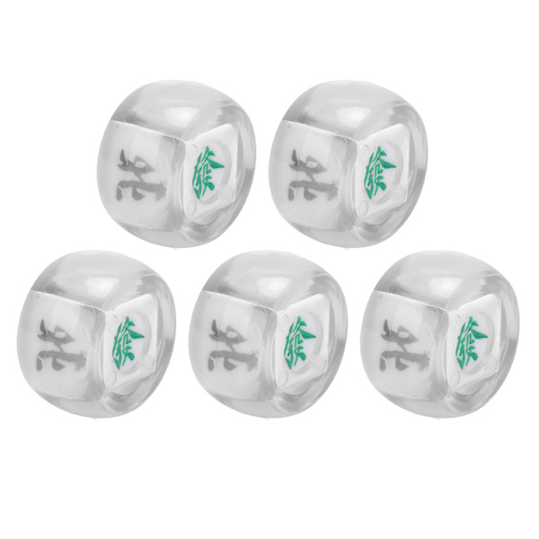 5kpl Mahjong Tuulen Suunta Nopat Itä Etelä Länsi Pohjoinen Pallo Viihdepeli Nopat Läpinäkyvä