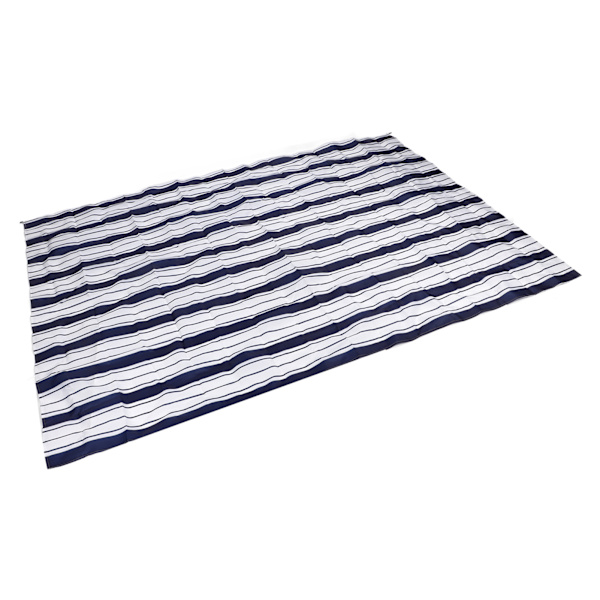 Rantapyyhe Vedenpitävä Kevyt kannettava ulkoilma piknikmatto retkeilyyn Blue Stripe 2 X 1,45M