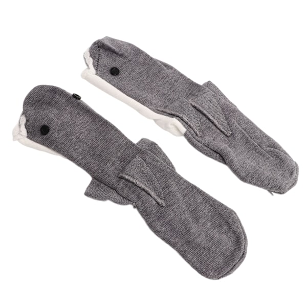 Roliga djurstrumpor Vintervarma tjocka unisex bomullsstickade golvstrumpor till julklappar Shark