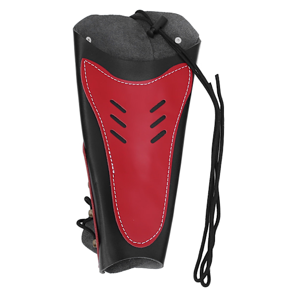 G63 Läder Bågskytte Arm Skydd Armband för skytte Jakt Bågskytte Pil Båge Tillbehör Utrustning Röd