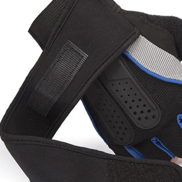 Träningshandskar Halvfinger Andas Anti Halk Snabbkoppling Säkra Humaniserade Unisex träningshandskar L
