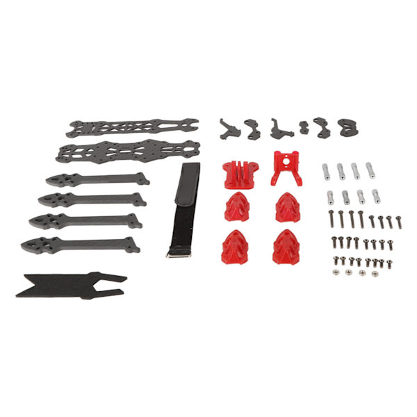 FPV Racing Drone Frame Profesjonell 225 mm hjulbase karbonfiber Quadcopter ramme for RC Drone Tilbehør Rød