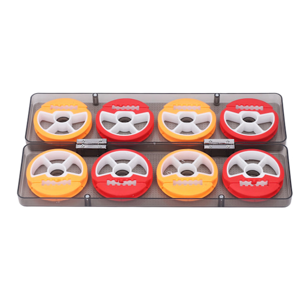 Fishing Line Spool Box Multifunktionell Färgglad 8 Spool Fishing Line förvaringsbox för fisketillbehör