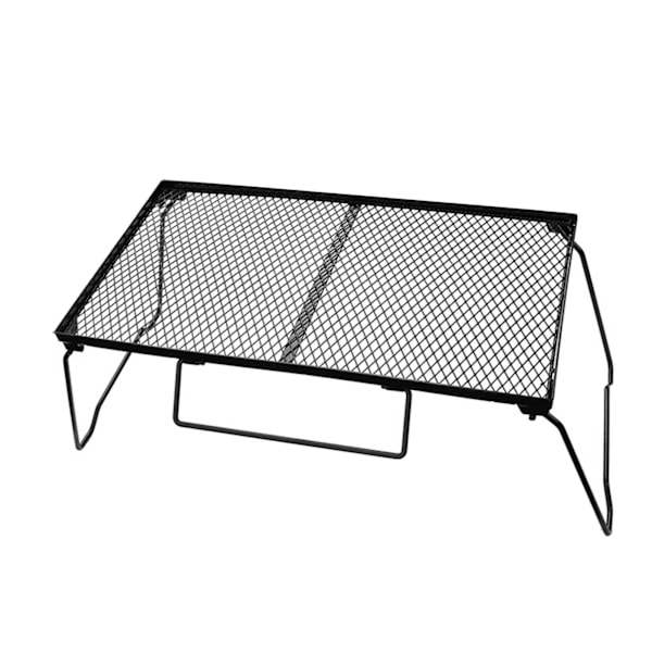 Camping Mesh Bord Sammenklappeligt Bærbart Jern Udendørs Netbord til Picnic Grill Havefest Simpelt Meshbord