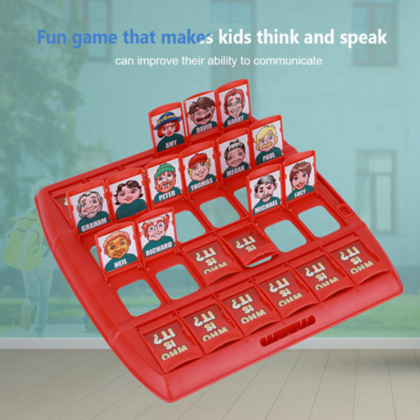 Hvem Er Det Klassisk Brætspil Sjovt Familiespil Forældre Børn Spil Børn Legetøj Gave