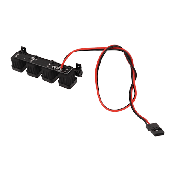 RC Bil Tak LED Lys Sterk Spotlight Justerbar Sokkel for Axial SCX24 FCX24 1/18 1/24 Firkantet Lys