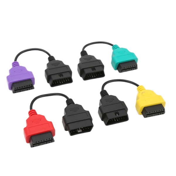 4-pack OBD2-skanningskabeladapter Diagnostisk kontakt Bil Scanverktyg Ersättning för Fiat ECU