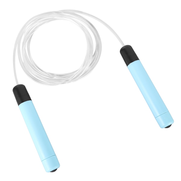 Ljusande hopprep Lätt ergonomisk RGB LED Light Up Hopprep för barn Vuxna Fitness Gym Blå