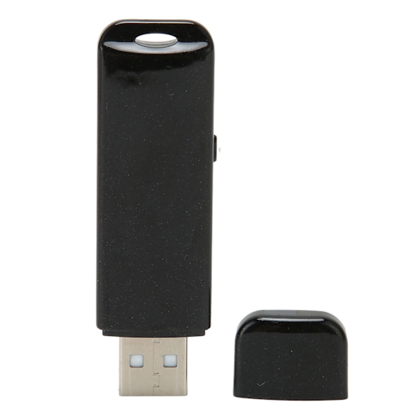 Digital USB Stemmeopptaker U Disk Formet AI Intelligent HD Støyreduksjon Stemmeaktivert USB Flash Drive Opptaker Nøytral Engelsk, Svart 16GB