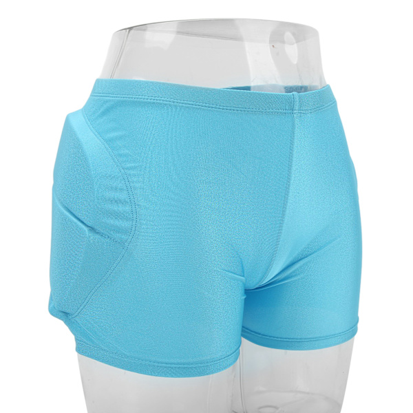 Skyddsshorts Nylon och EVA Hudvänlig Värmebeständig skyddsbyxa för cykling Skidsport Blue M