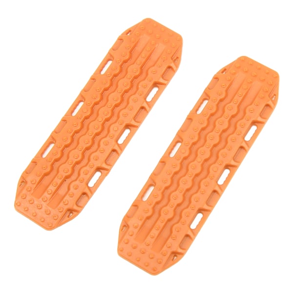 1 par Simulering Escape Board Plast Sand Stege Halkfri Escape Plate för 1/18 1/24 Skala RC Car Orange