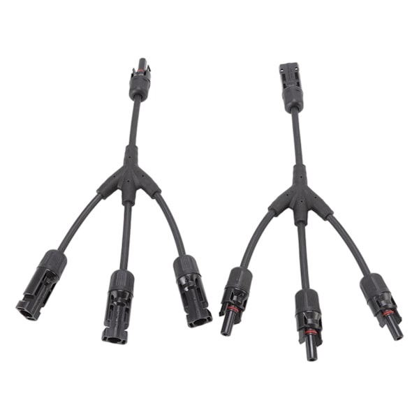 2 STK Y-gren Solar Connectors 1 til 3 Splitter Solar Kabel Ledningsstik PV Solar Parallel Adapter 1000V DC