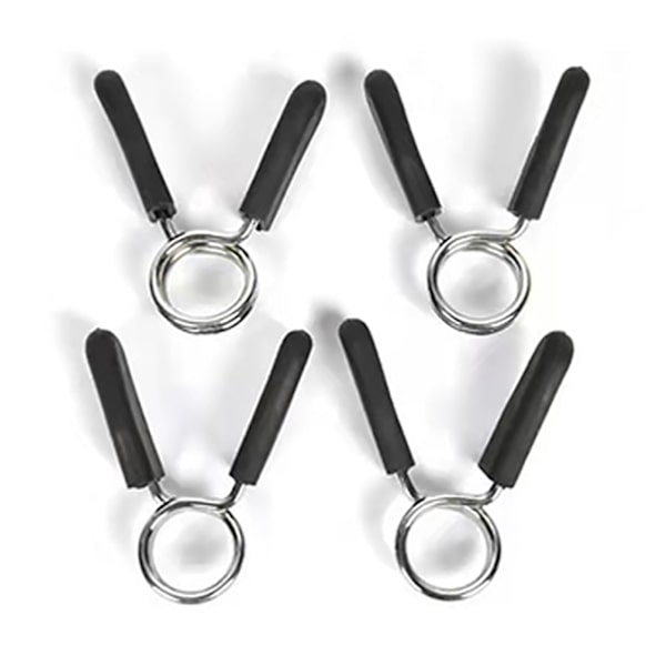 4st skivstångsfjäderklämma 3,2 mm tråddiameter 2 varv skivstångsklämma för tyngdlyftning 25 mm diameter