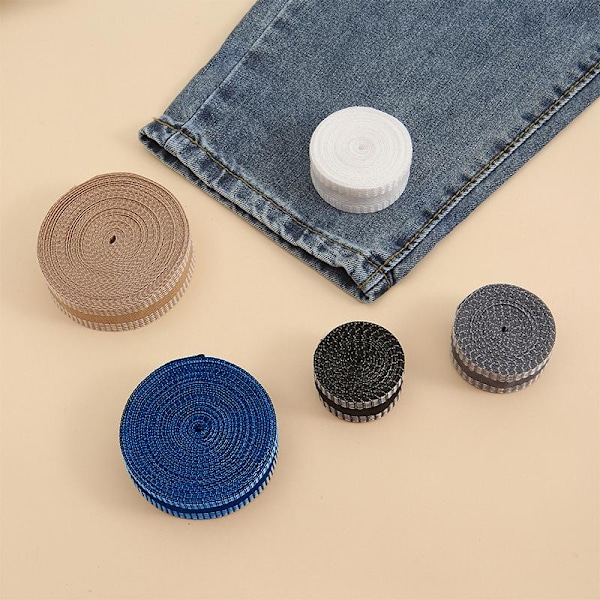 3/10m Självhäftande Snabb Byxfåll Strykning Byxfåll Förkortning Reparationsbyxor Lämpliga för Jeans DIY Sömnadsmaterial grey 3m