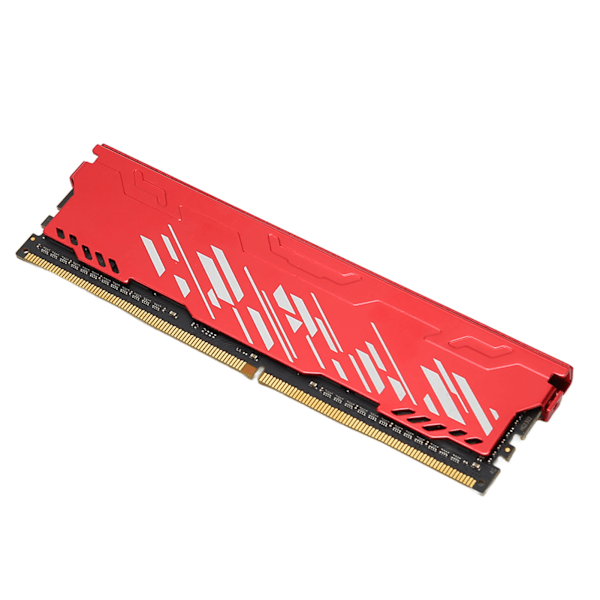 Desktop Minnesmodul Röd DDR4 2666MHz 21300 Bandbredd Aluminiumlegering Gaming RAM för Datorchassi Uppgradering 4GB
