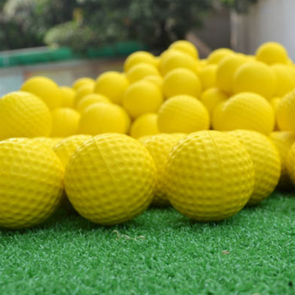 42,6 mm golfpallo PU pehmeä yksikerroksinen golfharjoituspallo sisäharjoitteluun Tarvikkeet Keltainen 20 kpl