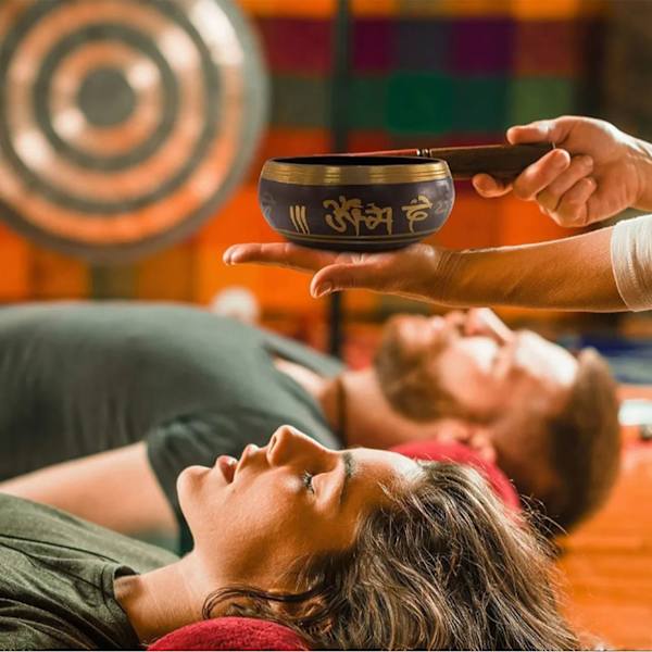 Tiibetiläiset laulukipot Set Käsintaottu Nepal Meditaatioäänikulho joogaan, meditaatioon, mindfulnessiin ja parantamiseen