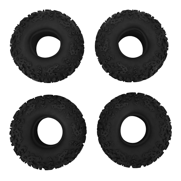 4 stk. RC Crawler Dæk Fleksibel universel udskiftning RC Gummi Dæk Skin til 2,2 tommer store hjul
